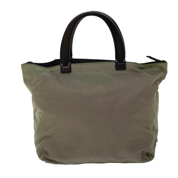 PRADA Hand Bag Nylon Khaki - Picture 3 of 9